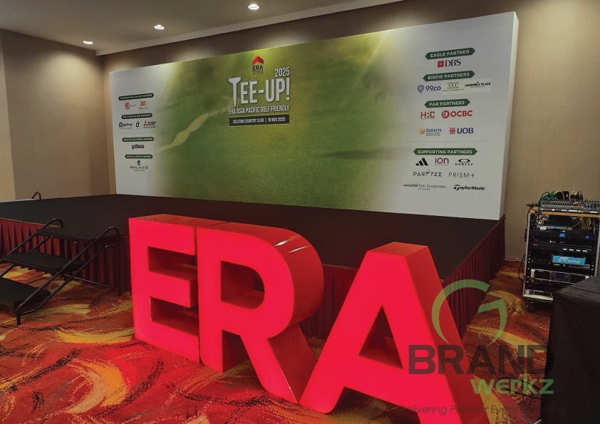 Custom event branding installation